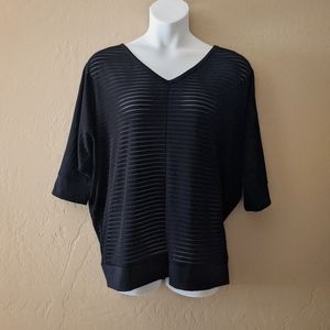 Lane Bryant Semi Sheer Batwing Blouse 18/20